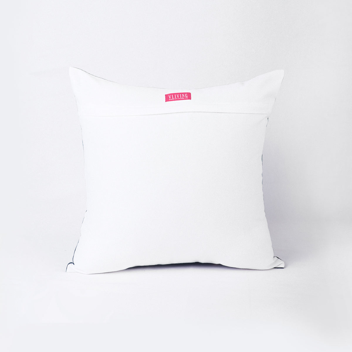 Pichwai - Tropical palm print, teal, sqaure pillow cover