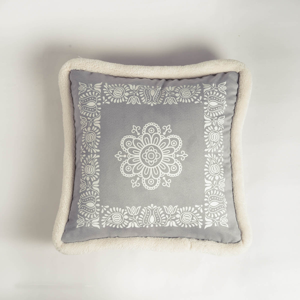 Svenska - Grey printed cushion cover, nordic style pillow cover, Scandinavian pillow