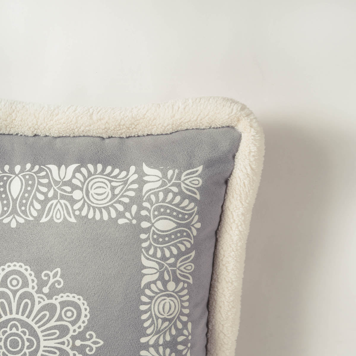 Svenska - Grey printed cushion cover, nordic style pillow cover, Scandinavian pillow