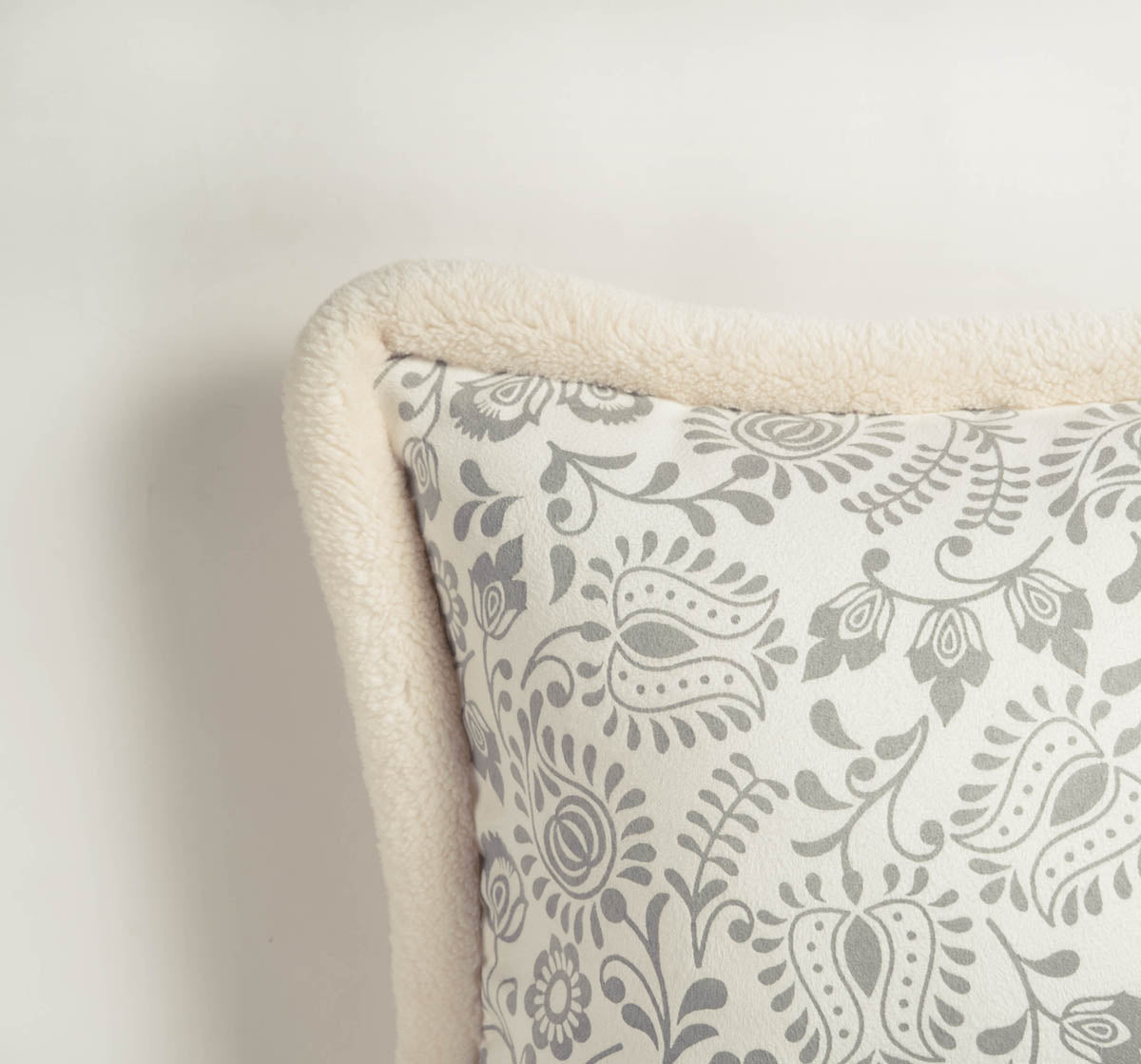 Svenska - Ivory printed cushion cover, nordic style pillow cover, Scandinavian pillow