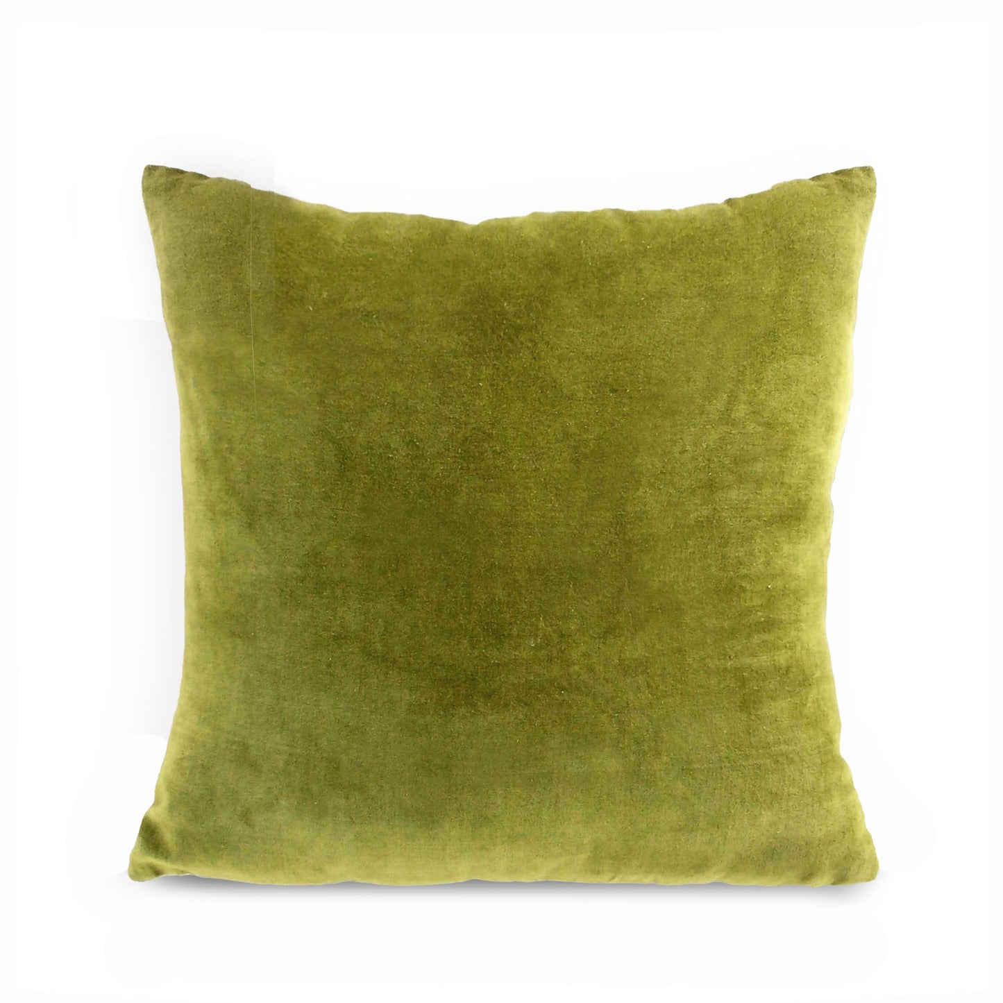 Green Velvet and Linen Reversible Cushion cover, sizes available - Vliving