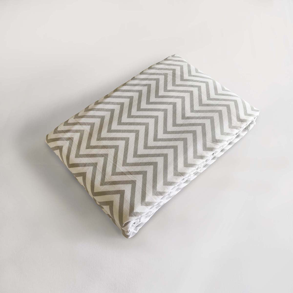 CHEVRON - Grey soft Cotton three layer dohar, sizes available