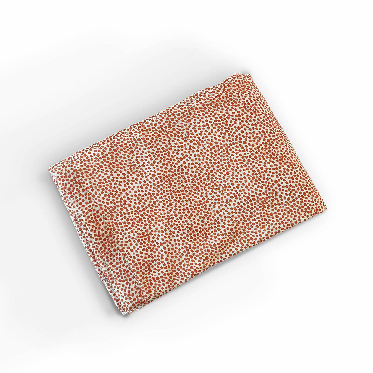 MODERN RETRO - Rust dot print soft Cotton three layer dohar, sizes available