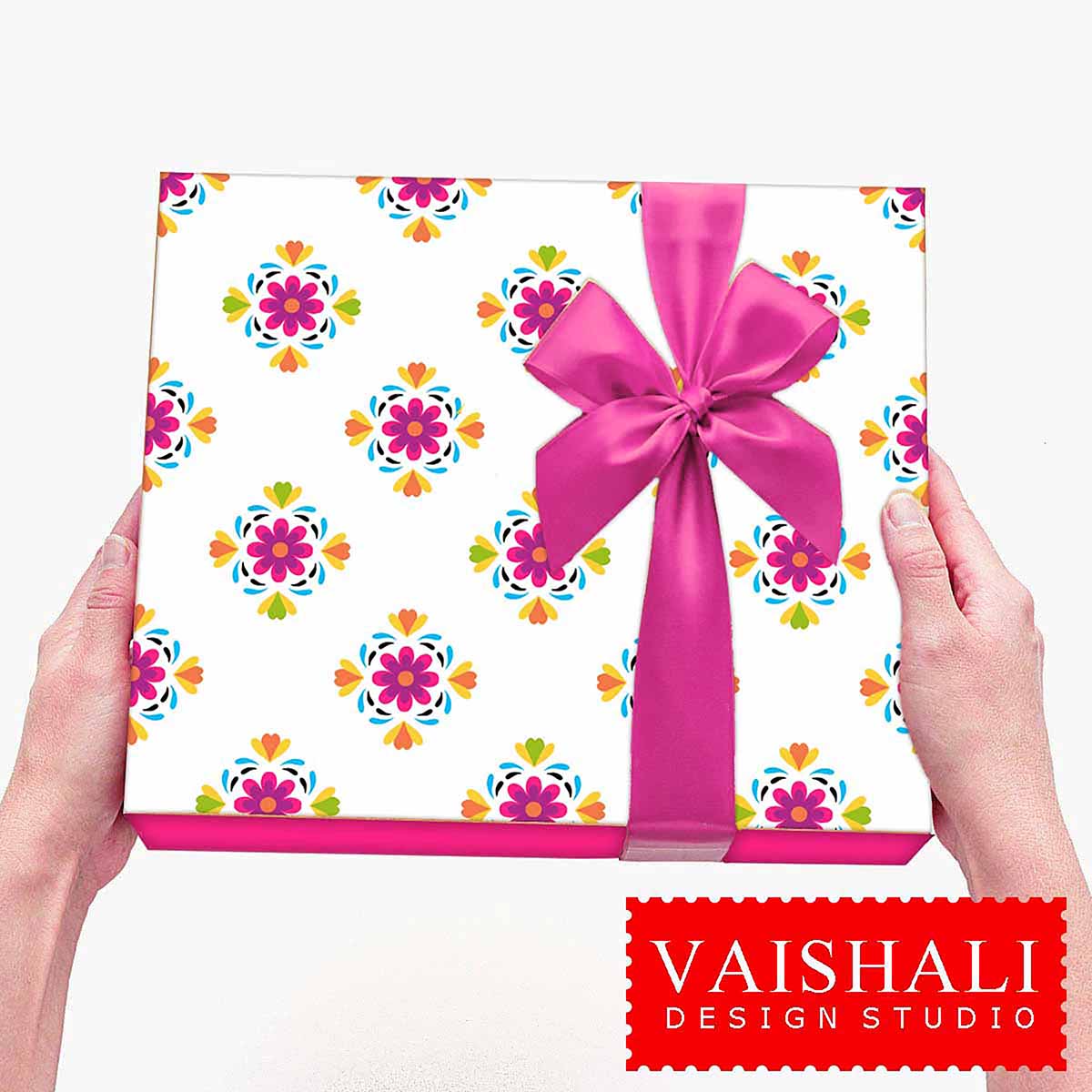 Mexican folk art print, floral pattern, seamless pattern, 4 sheets, digital print downloads