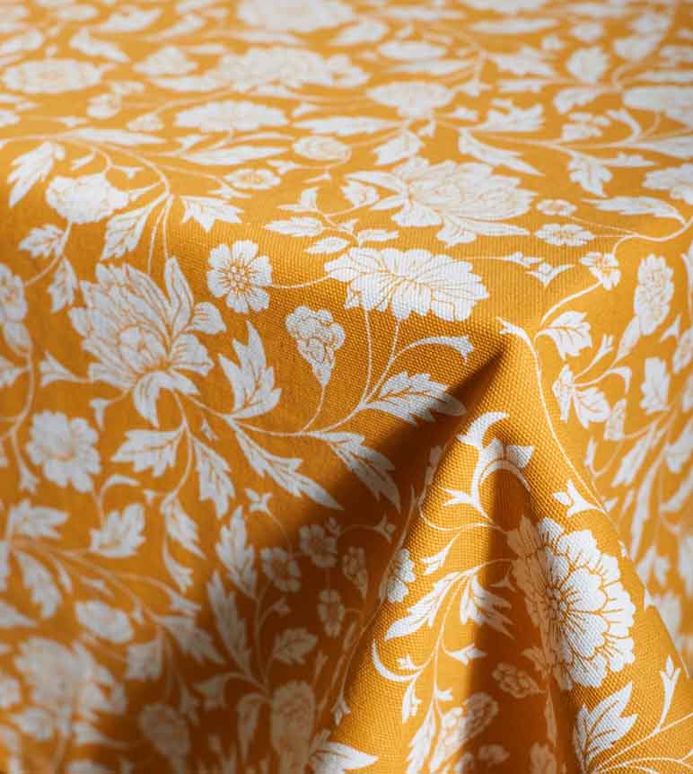 Yellow- Kalamkari Table cover