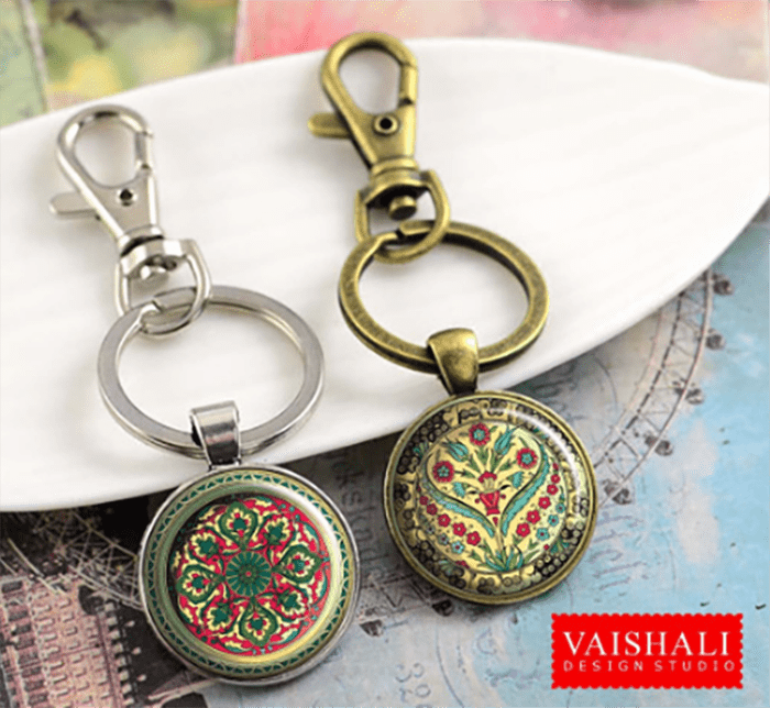 Persian circles , Digital Print download, 1.5 & 0.75 inch diameter, 2 sheet, pendants, ring, magnets, bezel trays,earring