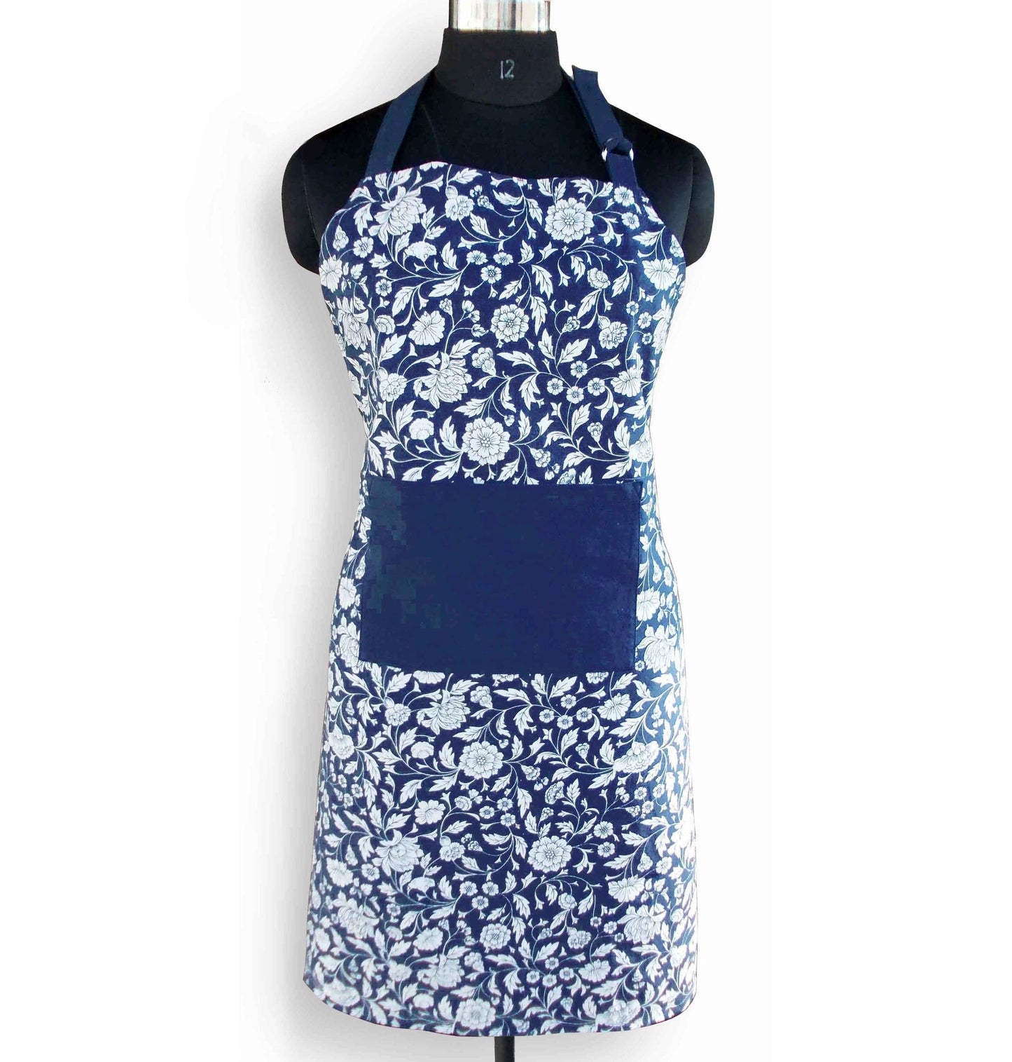 Indigo - Kalamkari kitchen Apron