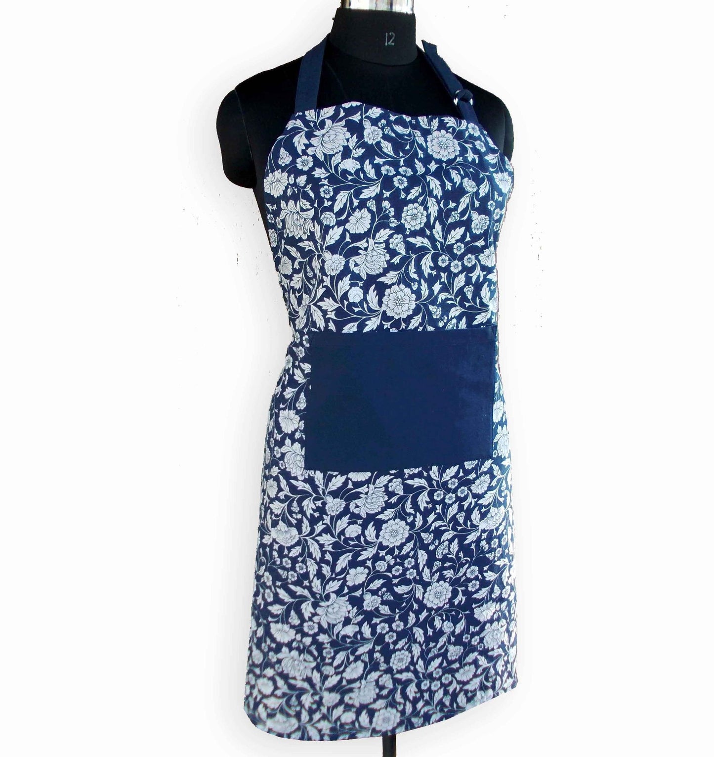 Indigo - Kalamkari kitchen Apron