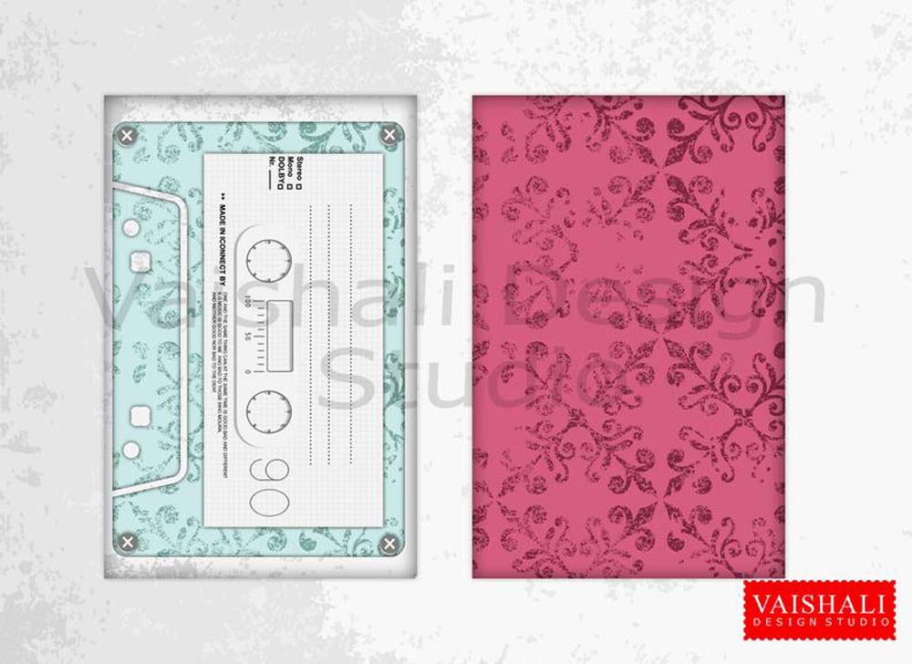 Envelope printables, vintage distress pattern, template size 5.7"X3.7"
