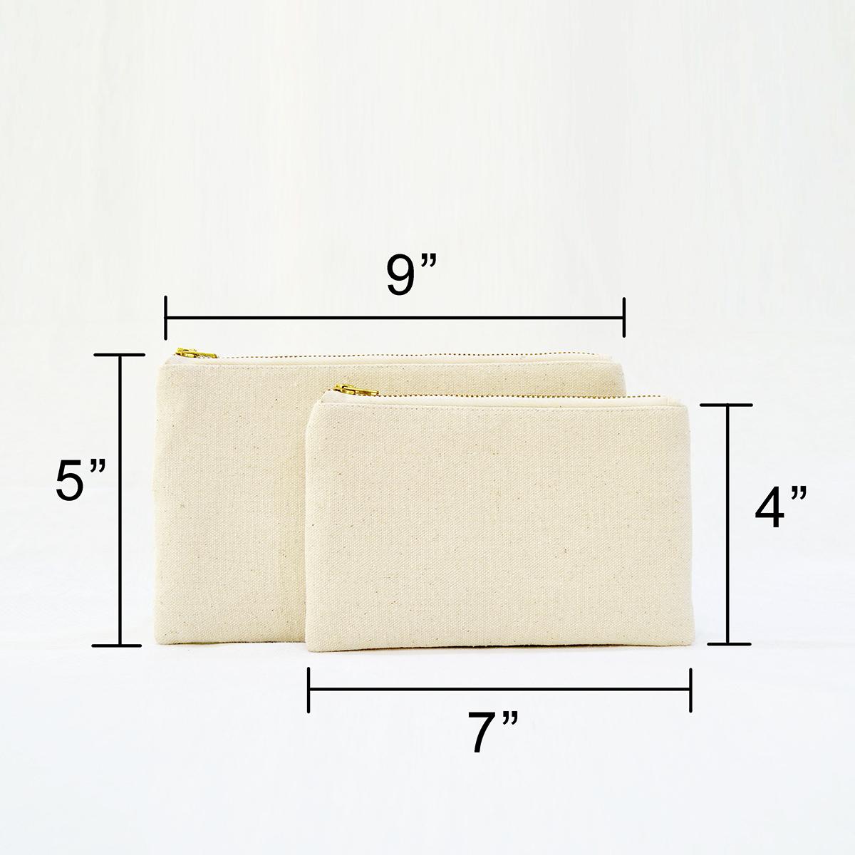 Home Essentials - Set of 2 flat nesting pouches, fabric options available.