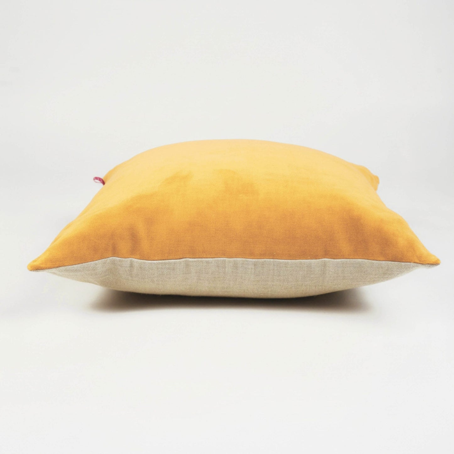 Mustard velvet and Linen Reversible Pillow cover, autumn, fall colour, sizes available - Vliving