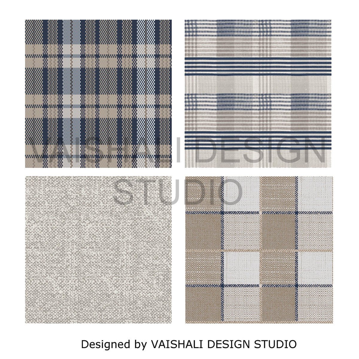 Woven texture, printable coasters, set of 4 designs, 3.8"X3.8"