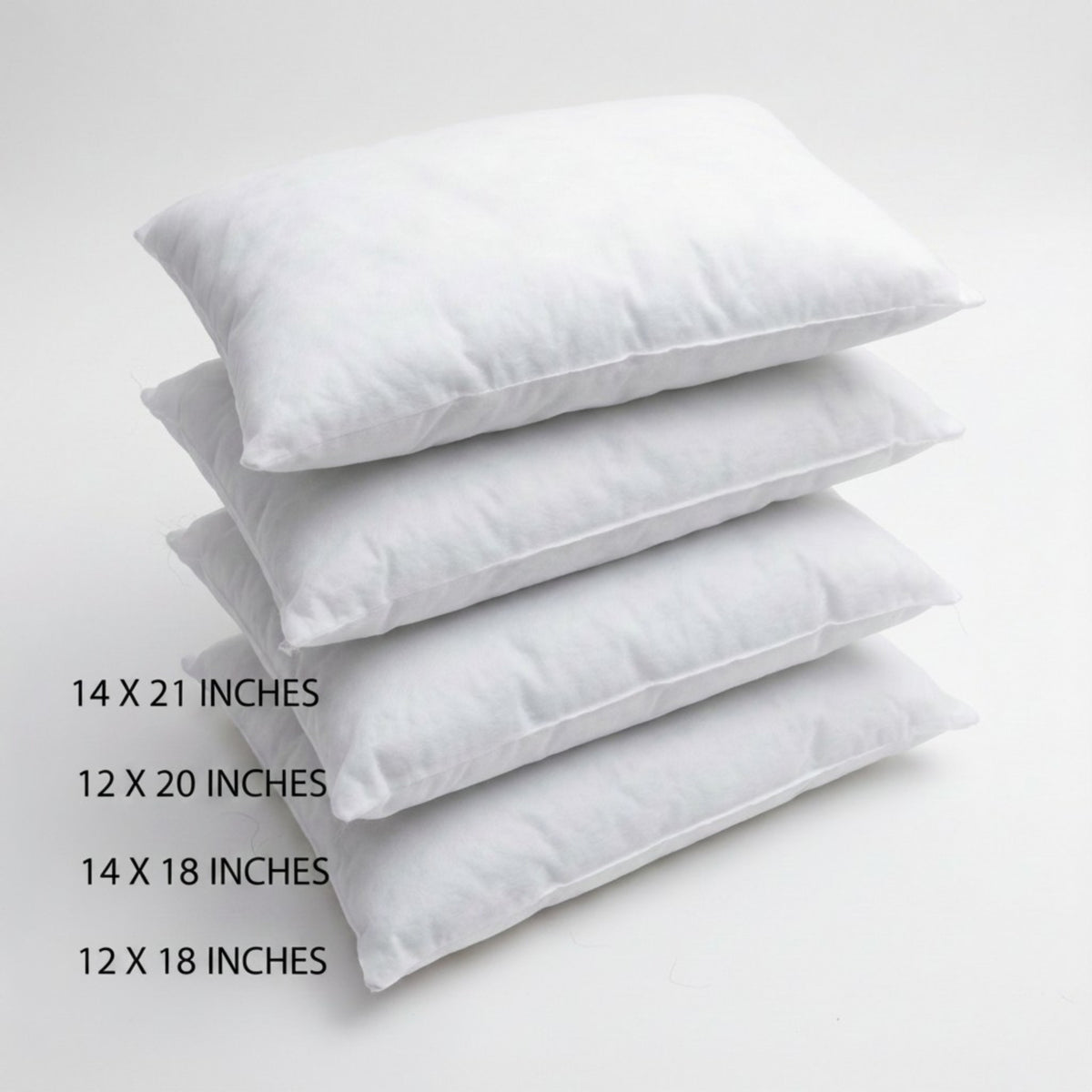 Rectangular Pillow Insert | Polyester Fill | Multiple Sizes