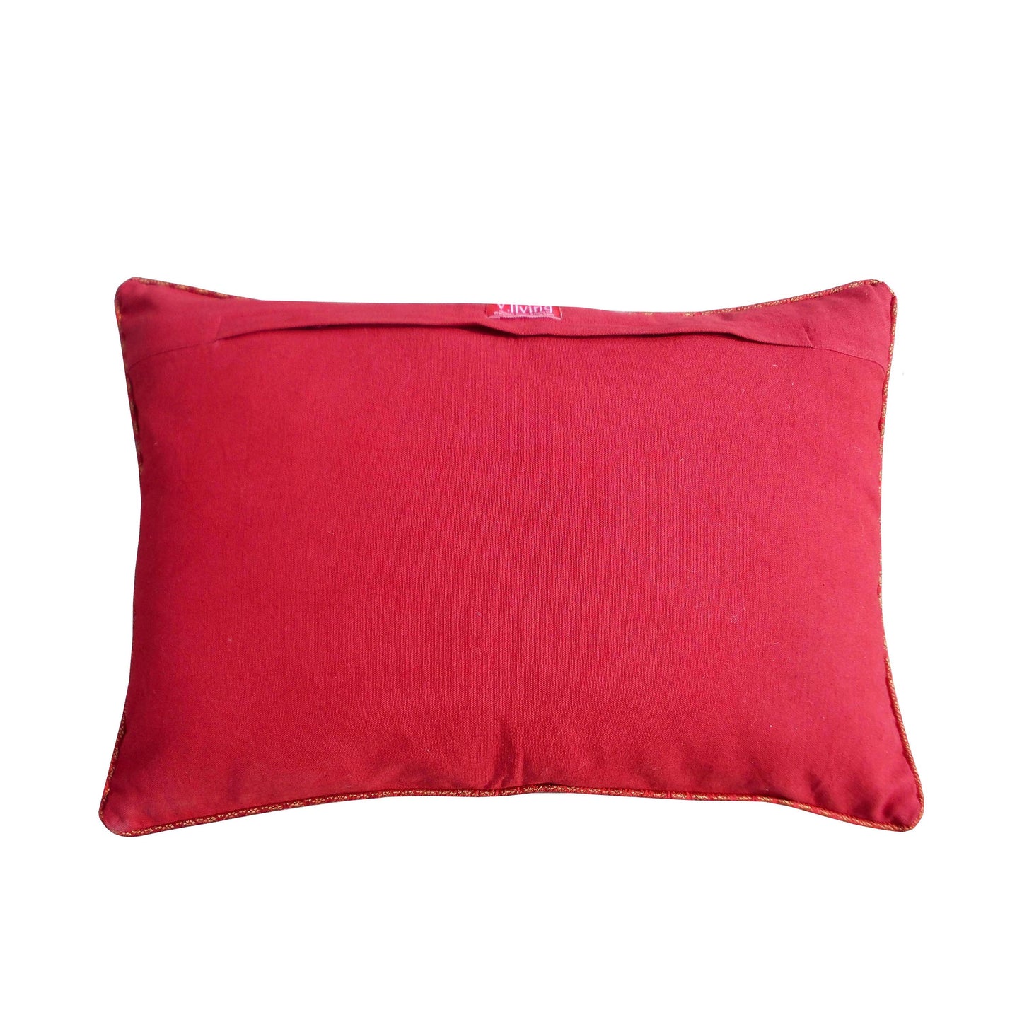 Merry Christmas cushion cover, linen and brocade pillow cover - Vliving