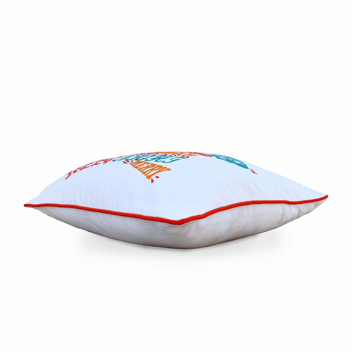 Christmas pillow cover, Star, geometrical, embroidered cushion cover