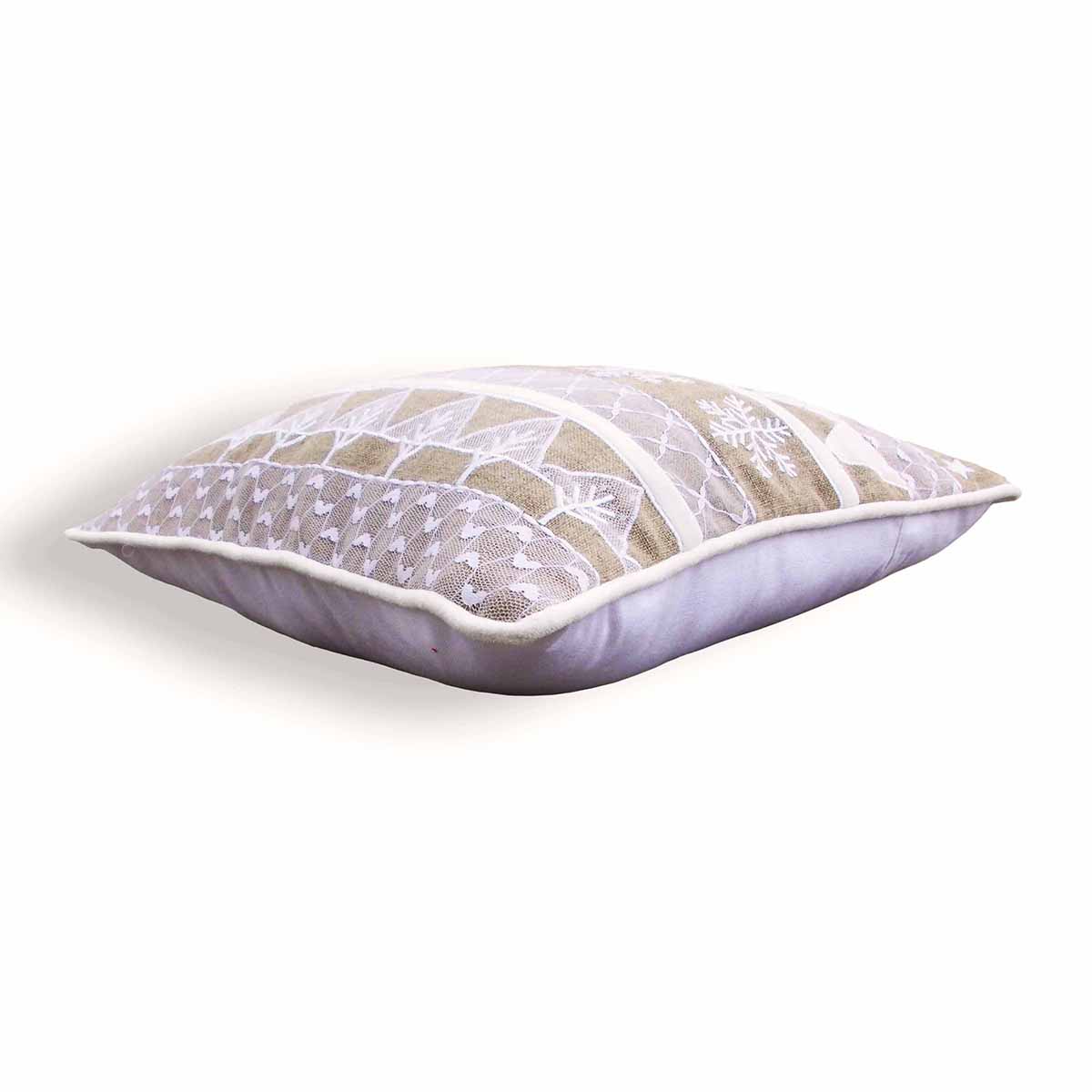 Christmas Snowflakes cushion cover