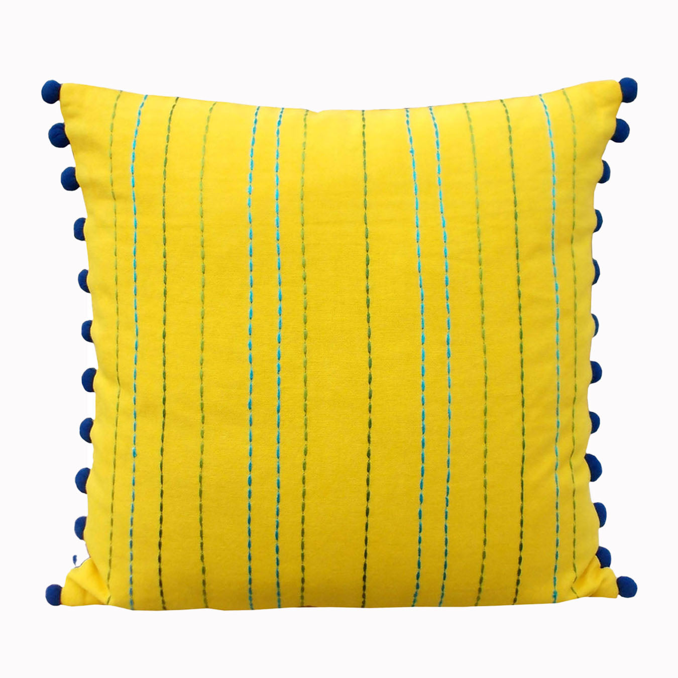 Stylized Solid -(Yellow)- Cushion Cover - Vliving