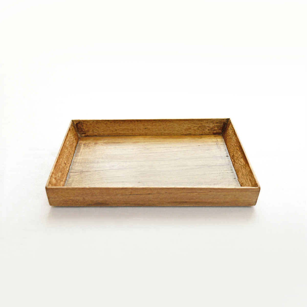 Small rustic mango wood tray - size 5X7 inches