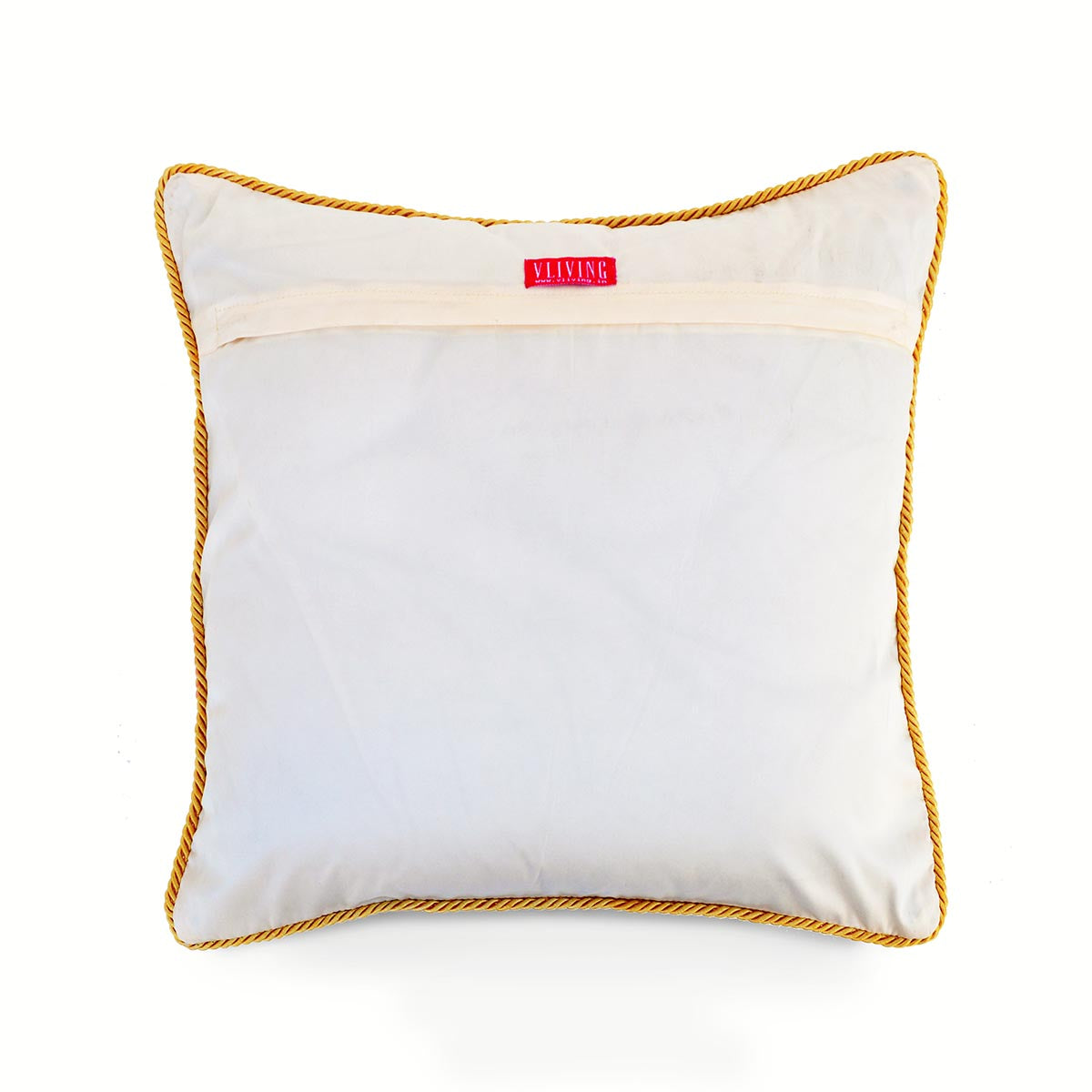 Christmas pillow cover, white and gold, script, merry Christmas, quilted, embroidered cushion cover