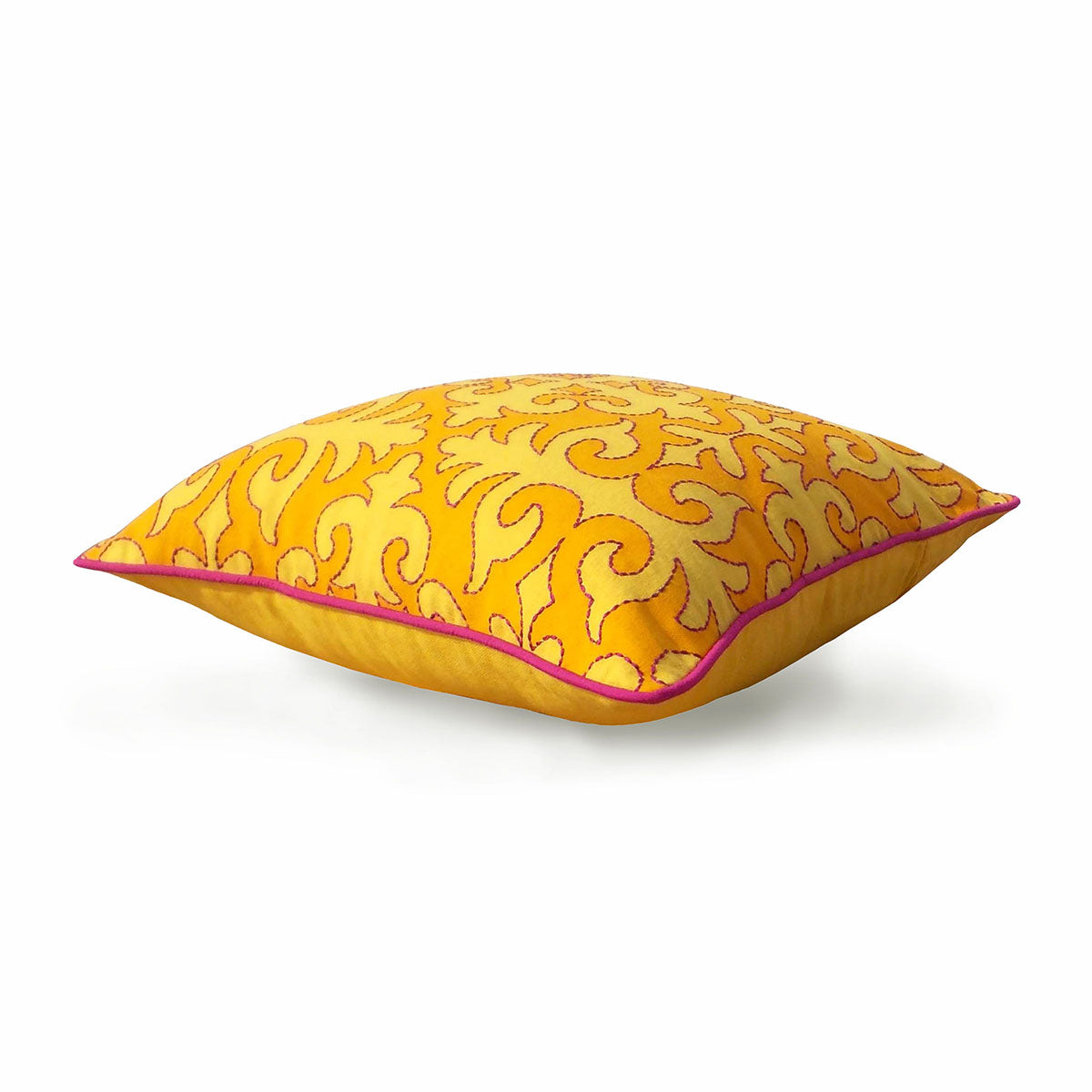 Shyrdak - Yellow cushion cover