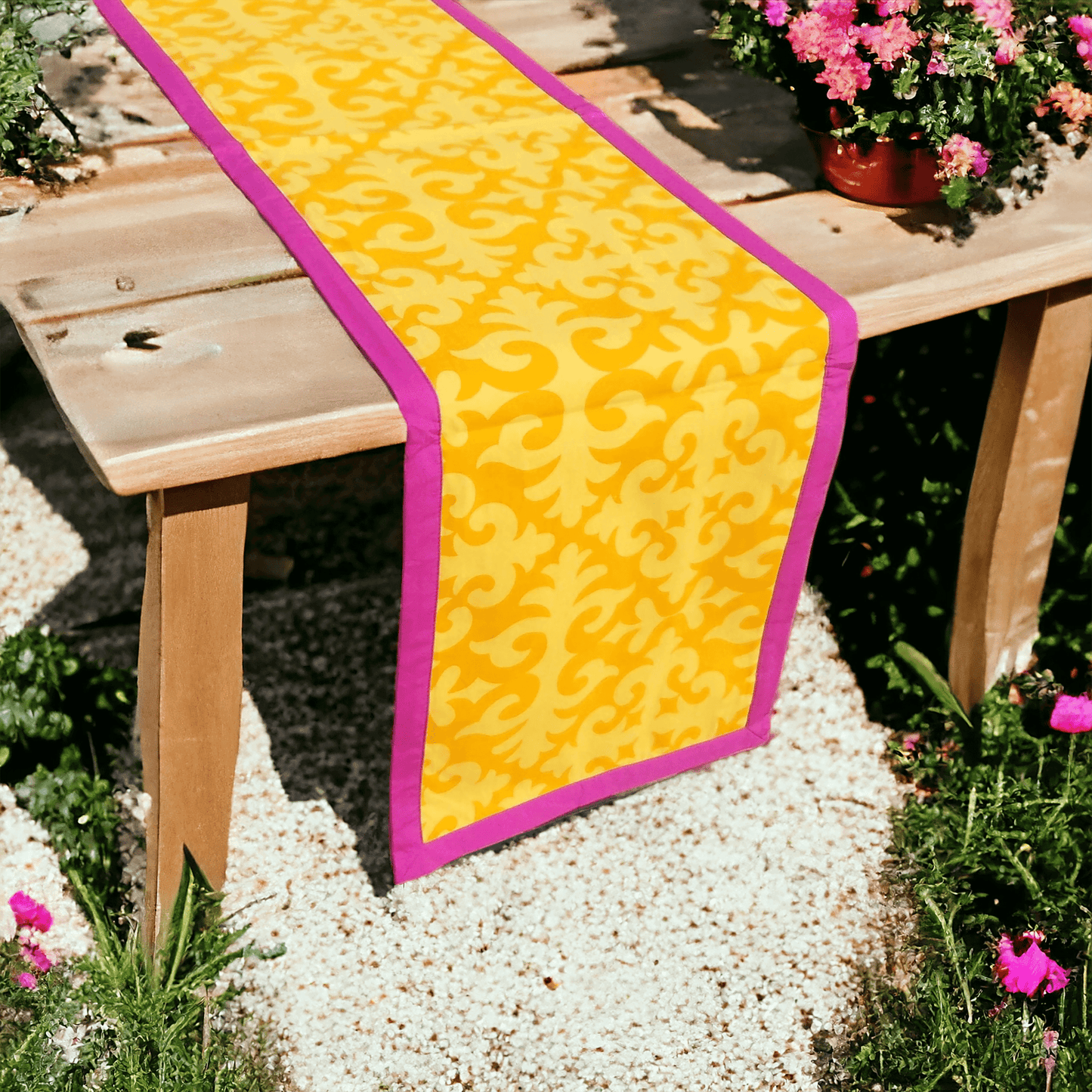Table Runner - Shrydak Yellow, sizes available