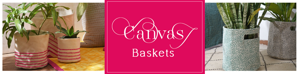 canvas baskets