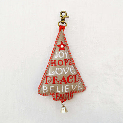 Christmas ornament, Christmas tree, handmade, holiday charm