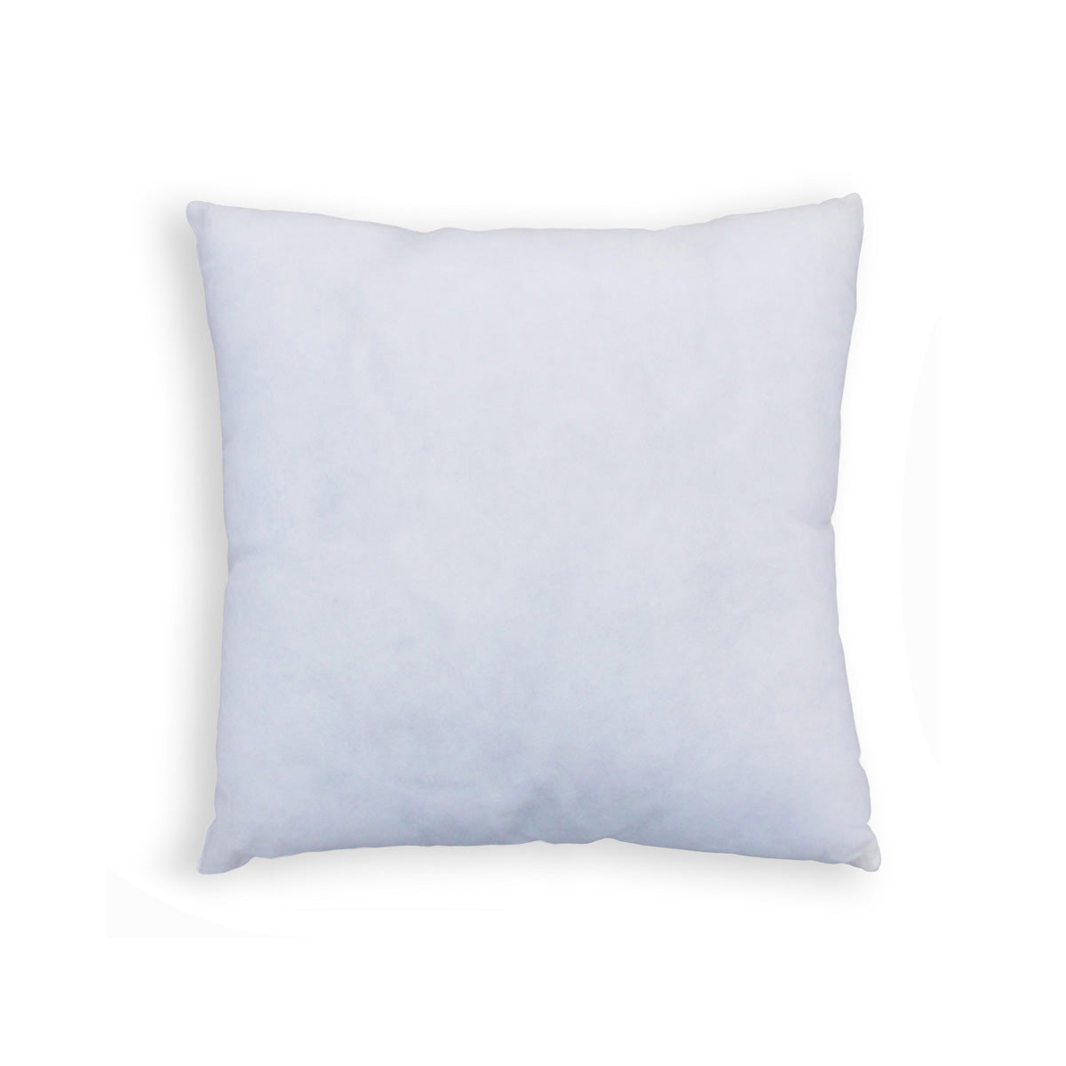 Pillow insert, square, non woven polyester cover with polyfibre filling, sizes available