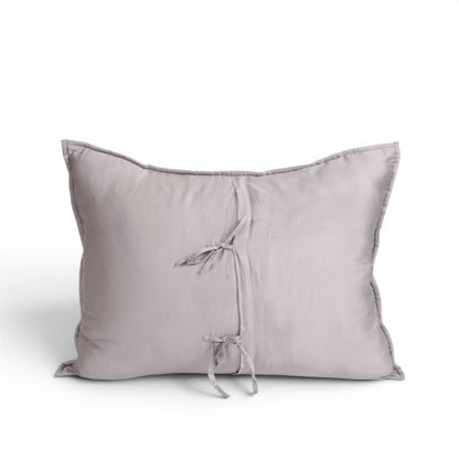 Concrete Grey 300TC Fine Cotton Quilted Bed Set – Diamond Pattern Tuck Quilting
