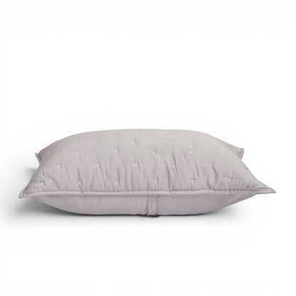 Concrete Grey 300TC Fine Cotton Quilted Pillow Case