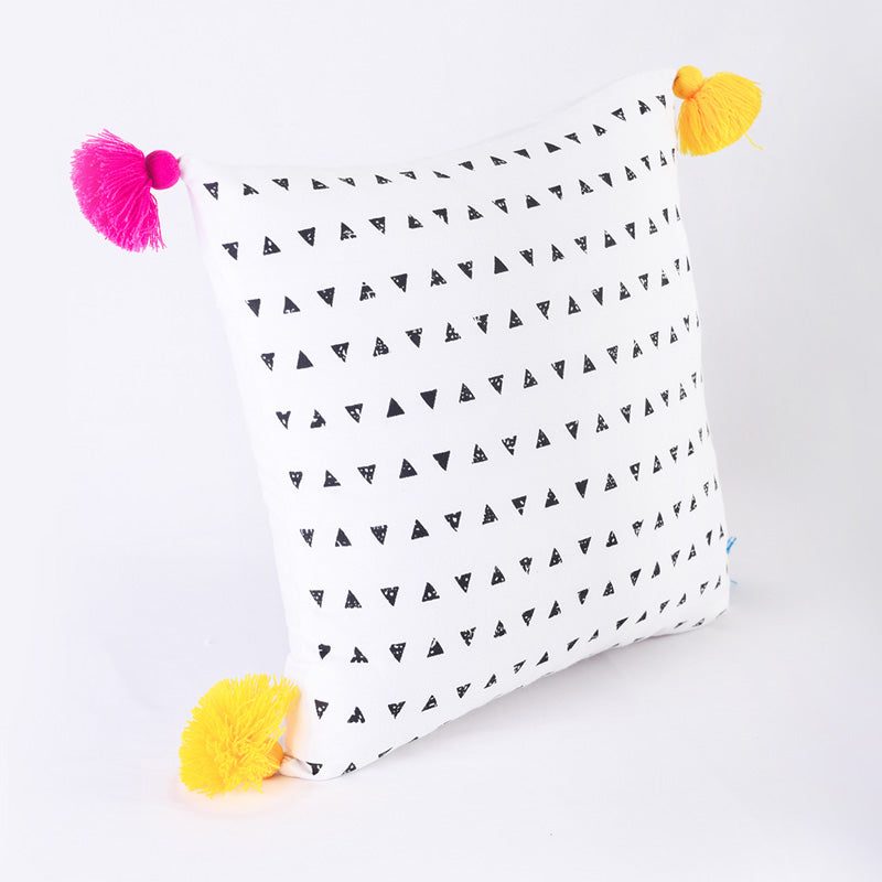 Aztec print pillow cover, cotton pillow case, tribal, geometrical pattern