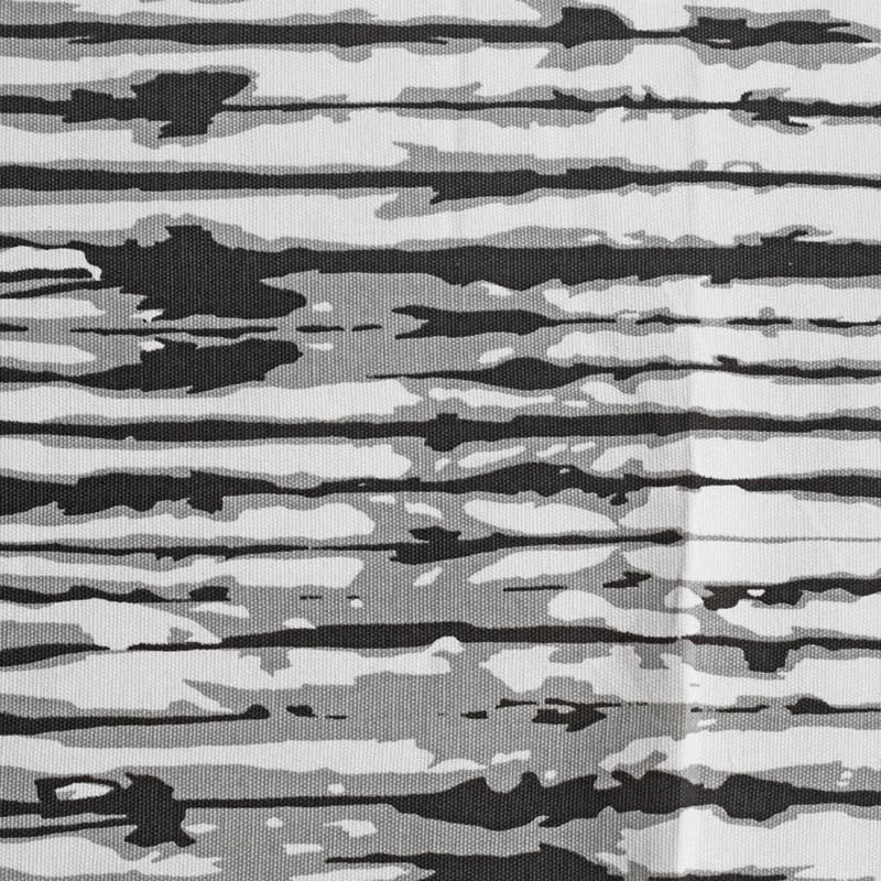 Grey printed fabric, Shibori pattern, 100% cotton duck, by the metre, tie dye print, stripe pattern