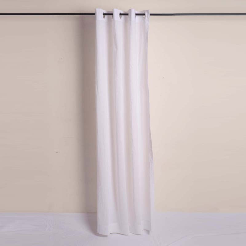 Curtain, sheer, cotton voile, white, window panel, home decor, sizes available