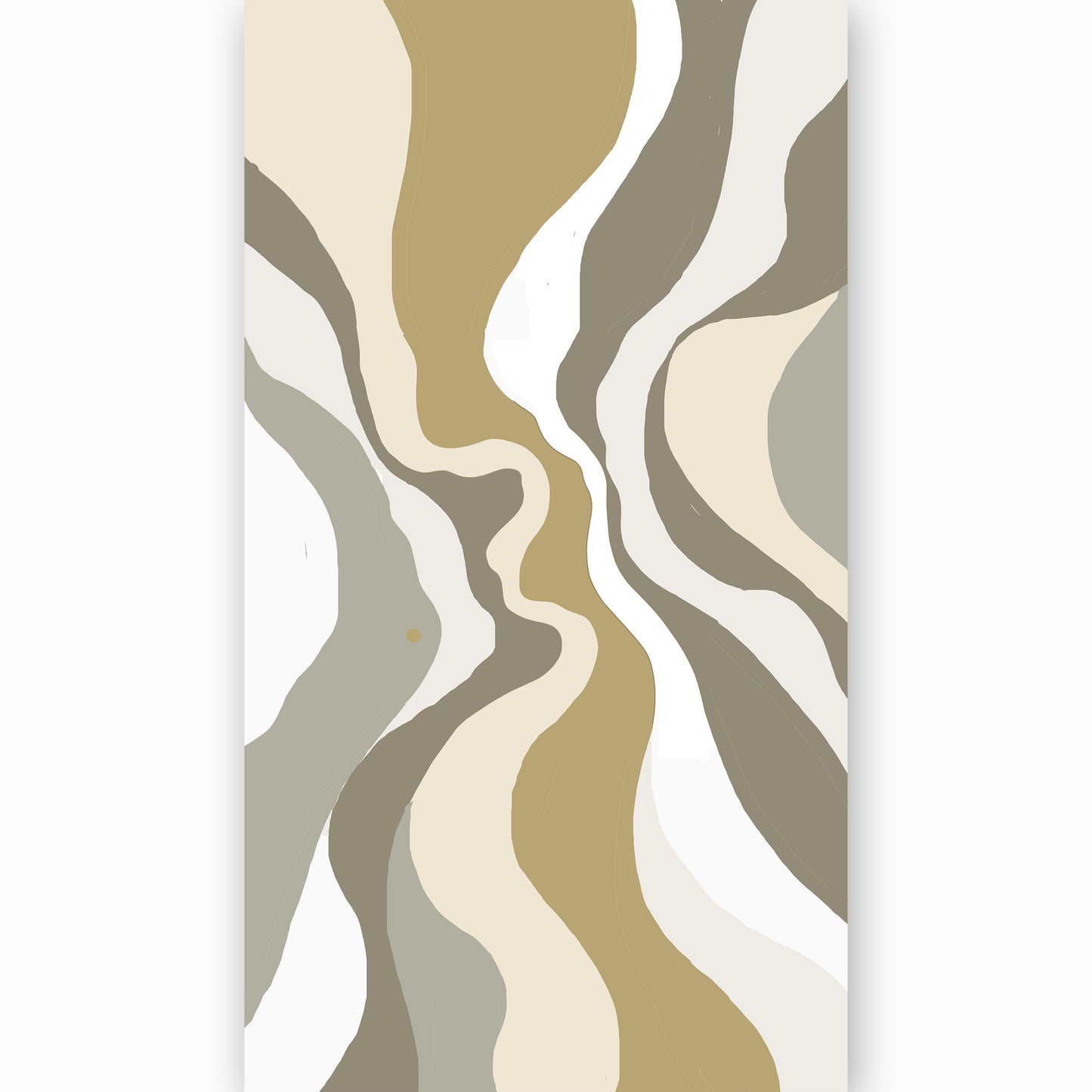 Quilted Textile WALL ART, Natural textures & Gold zari, unframed