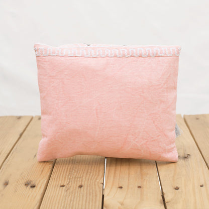 Chalkboard – Blush pink foldover clutch