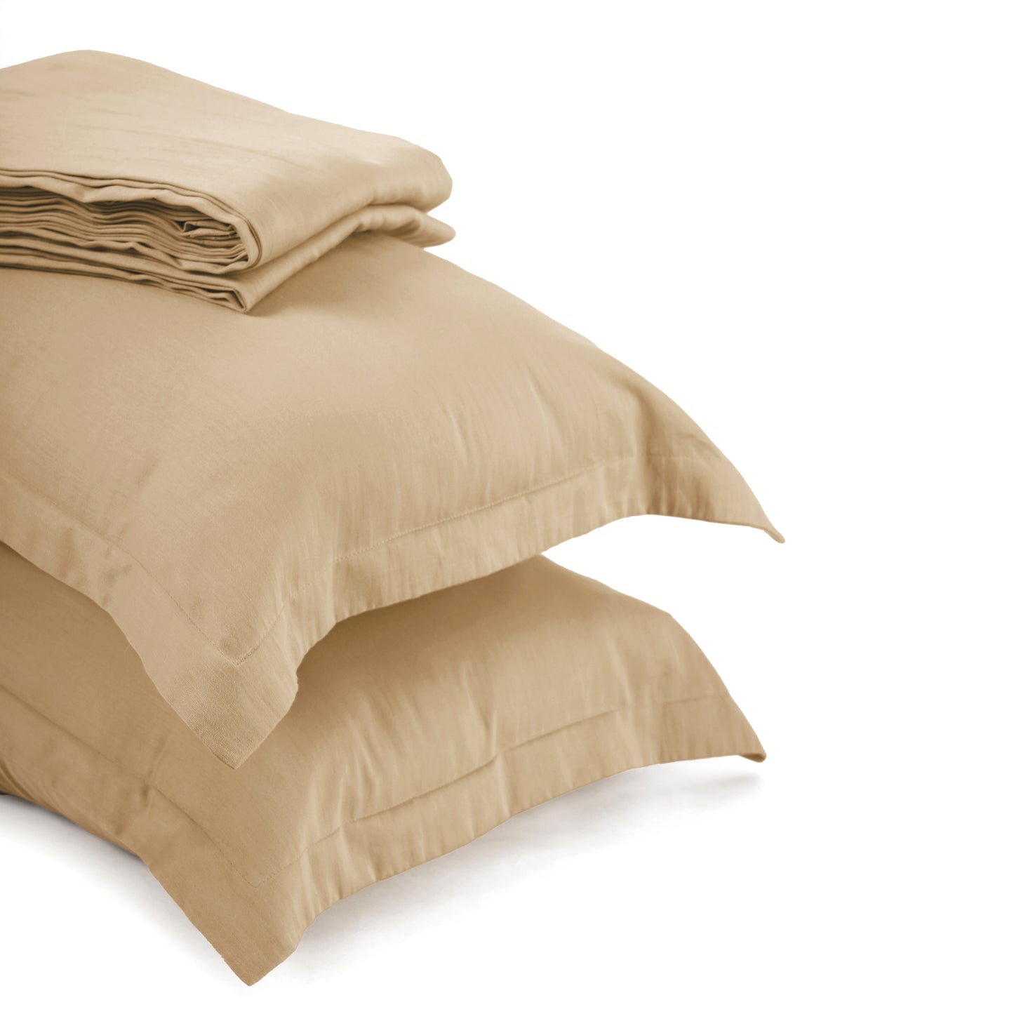 Beige 300TC Cotton Satin Sheet Set — Premium Gift Box | VLiving