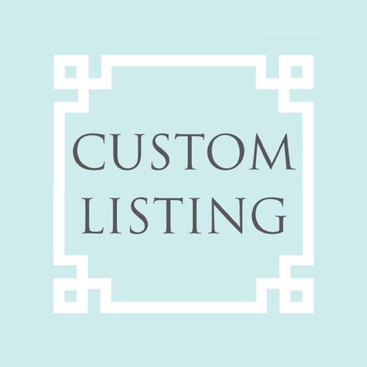 CUSTOM LISTING for Shivani Agarwal