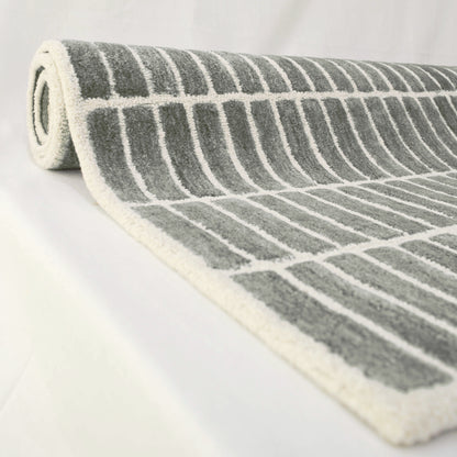 Carpet - Trellis, wool and viscose blend, sizes available - Vliving