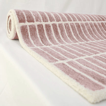 Carpet - Trellis, wool and viscose blend, sizes available - Vliving