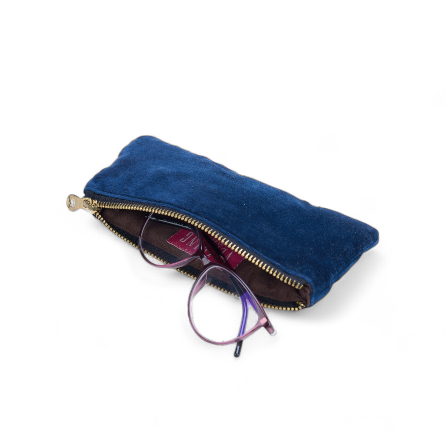 GIFT PACK - Set of 2 nesting boxes and Eye glass case in NAVY BLUE velvet