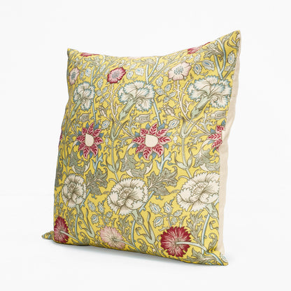 William Morris pillow cover, Yellow Floral pattern, sizes available