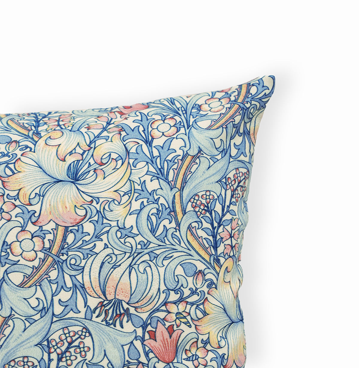 William Morris pillow cover, Blue Floral pattern, sizes available