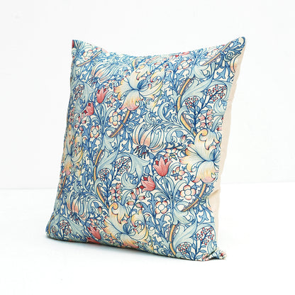 William Morris pillow cover, Blue Floral pattern, sizes available