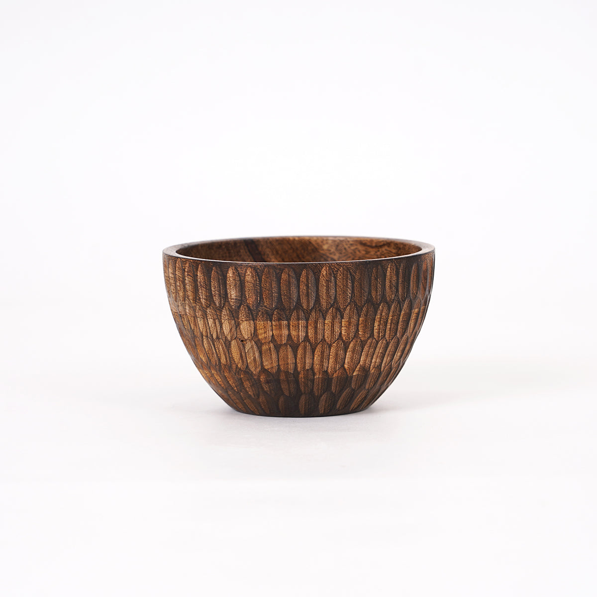 Tribal Carved Wooden bowl, tribal, 5X3 inches