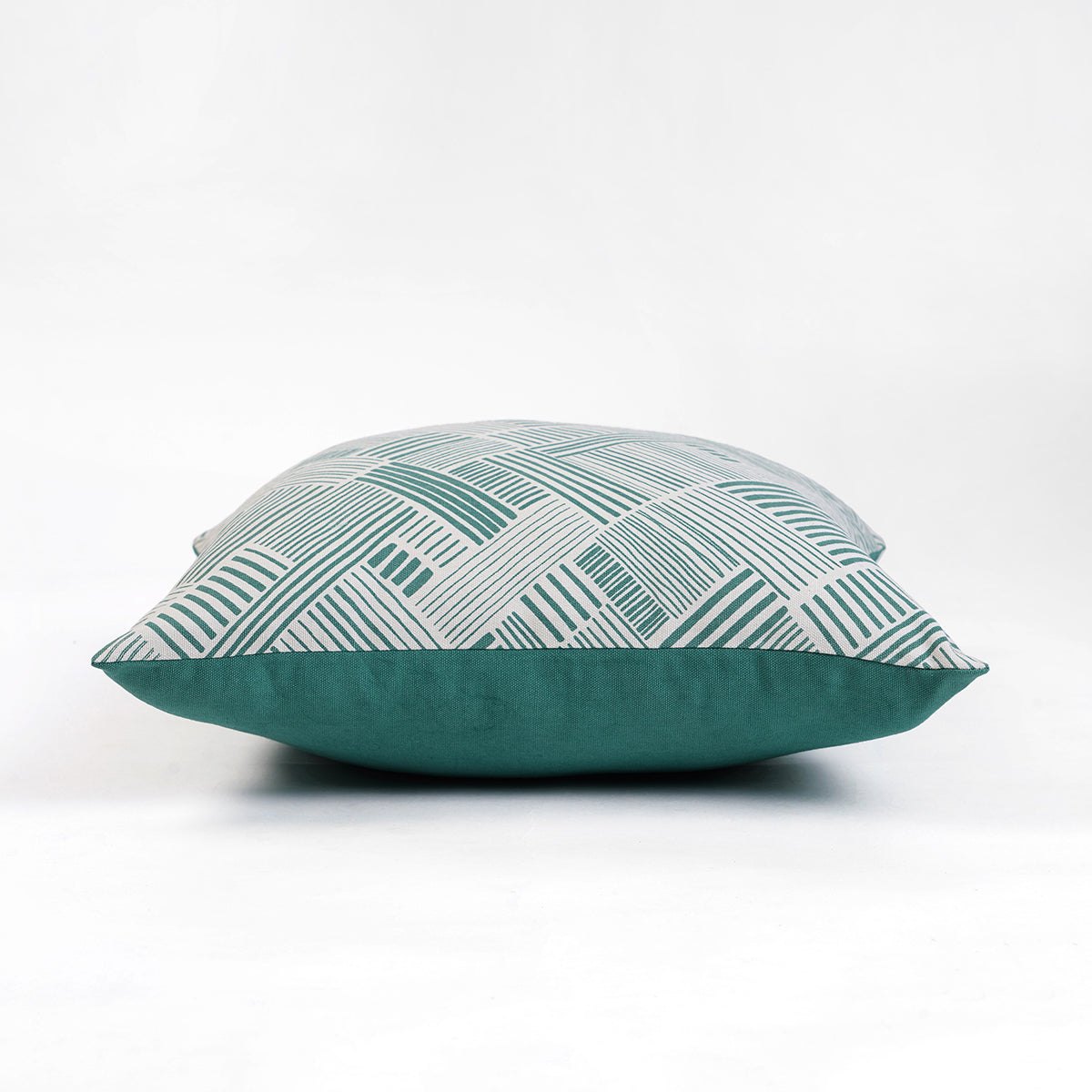 MODERN RETRO - Aqua Green throw pillow cover, geometrical print, cotton pillow, sizes available.