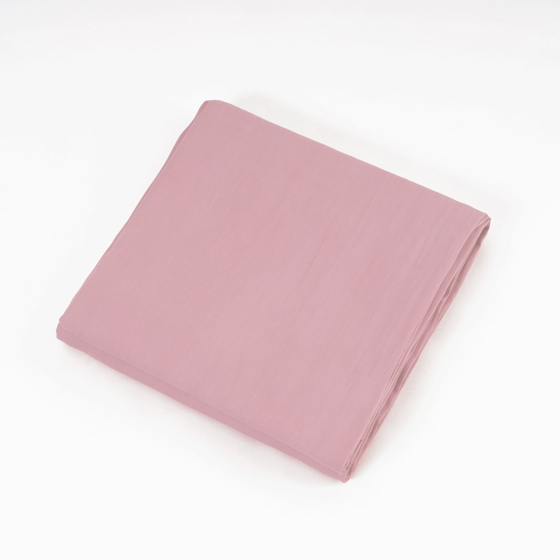 OLD ROSE 300TC flat sheet set, premium pure cotton satin - Vliving