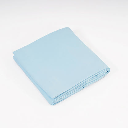 BLUE 300TC flat sheet set, premium pure cotton satin, Sizes available