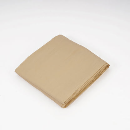 BEIGE 300TC flat sheet set, premium pure cotton satin