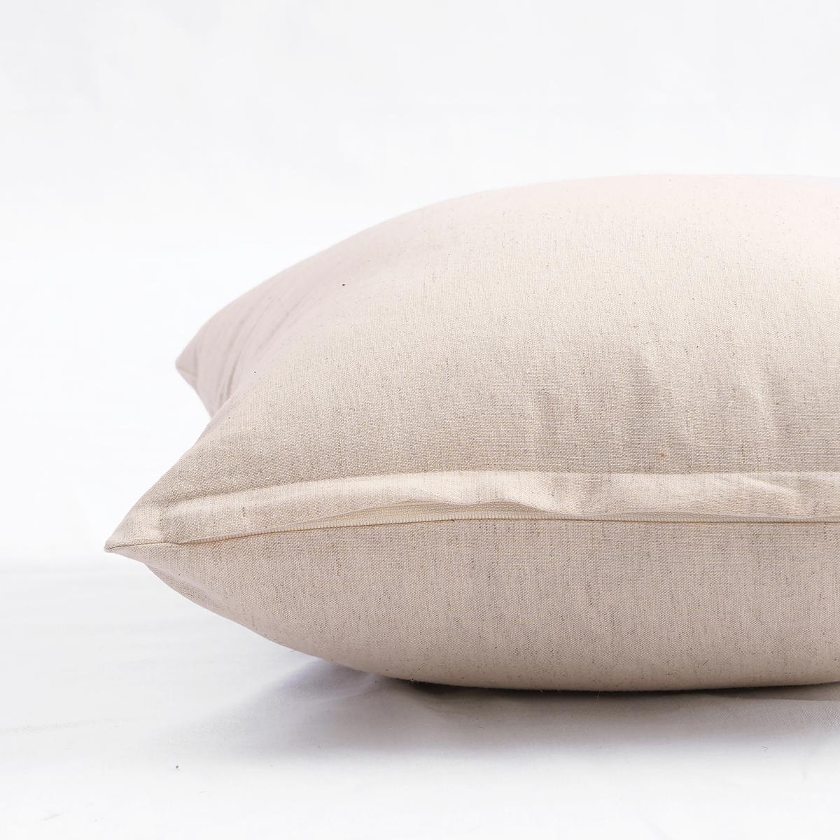 Natural colour Linen cotton blend Pillow cover, sizes available