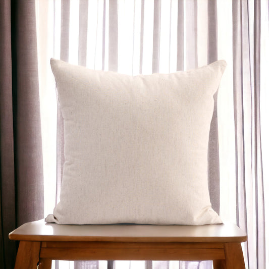 Natural colour Linen cotton blend Pillow cover, sizes available